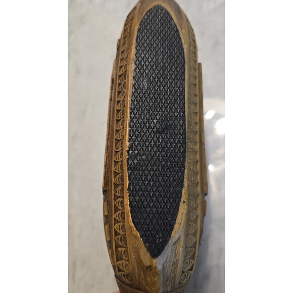 VTG KING TUTANKHAMUN'S EGYPTIAN HARDSTONE FUNERARY SUN BARGE BOAT ASH TRAY RARE - Picture 8 of 9